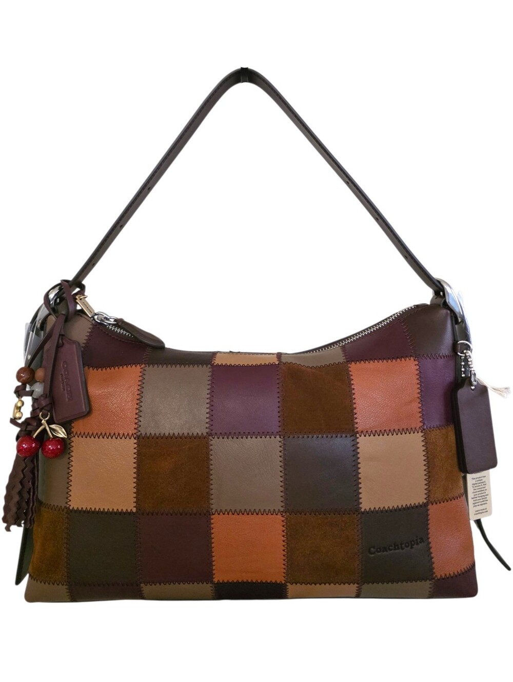 Coach CGP67 Alter/Ego Slouchy Shoulder Bag Brown Multi NWT
